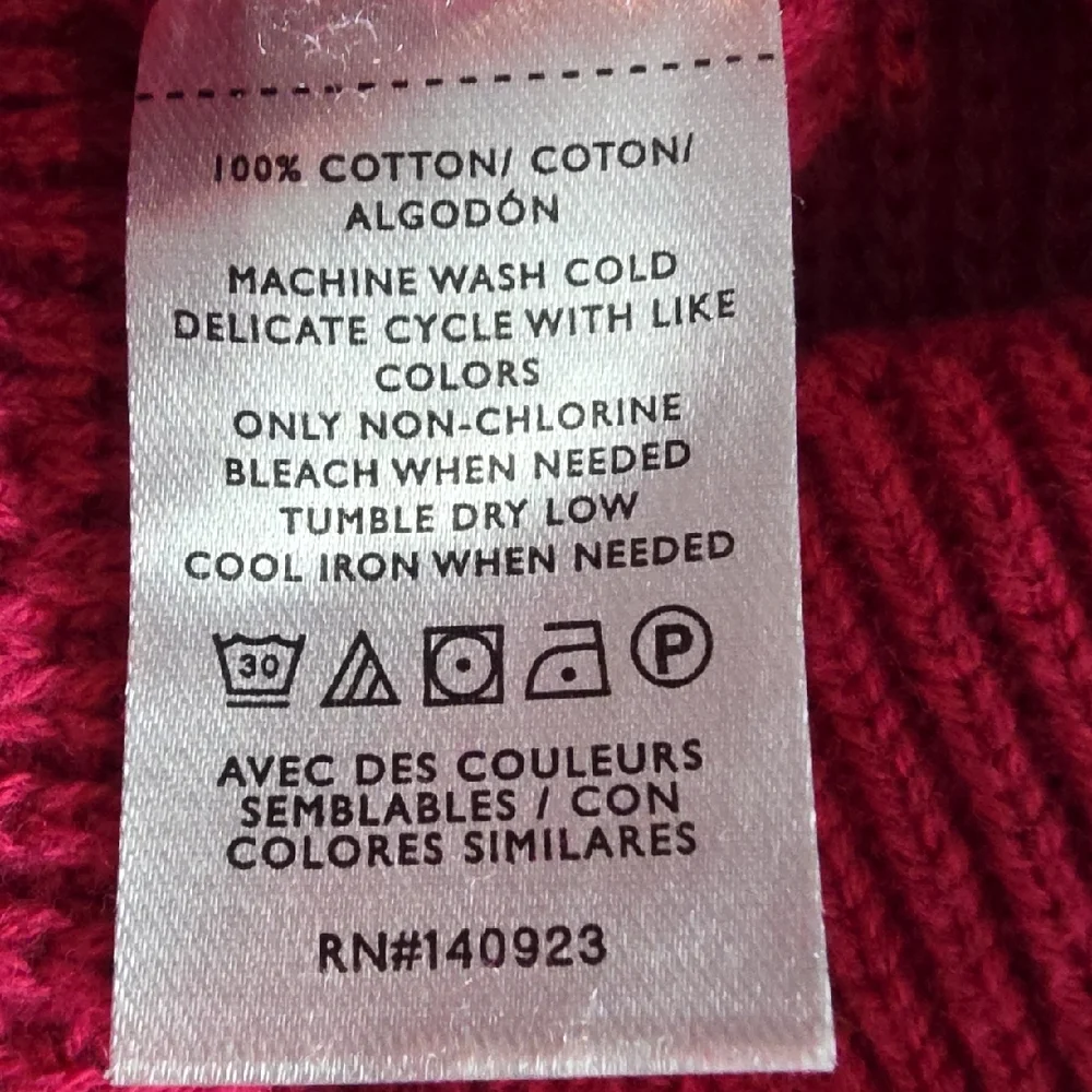 Loft COTTON pink quarter zip johnny collar sweater size  Small Petite